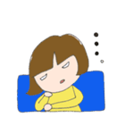 黄色い服の女の子（個別スタンプ：18）