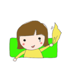 黄色い服の女の子（個別スタンプ：20）