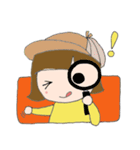黄色い服の女の子（個別スタンプ：22）