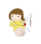 黄色い服の女の子（個別スタンプ：25）