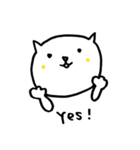 ねこへんじ（個別スタンプ：2）