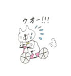 間の抜けた猫。（個別スタンプ：20）