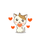 ラブリー猫は素晴らしいです（個別スタンプ：7）