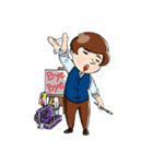 Gentleman Artist-daily（個別スタンプ：2）