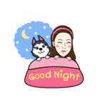 Kathy and her lovely dog（個別スタンプ：38）