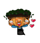 Indy wooden barista（個別スタンプ：9）