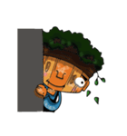 Indy wooden barista（個別スタンプ：12）