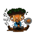 Indy wooden barista（個別スタンプ：22）