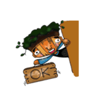 Indy wooden barista（個別スタンプ：23）