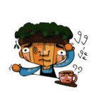 Indy wooden barista（個別スタンプ：25）