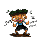 Indy wooden barista（個別スタンプ：34）