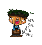 Indy wooden barista（個別スタンプ：40）