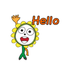 Mr. Sunflower (English)（個別スタンプ：4）