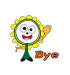 Mr. Sunflower (English)（個別スタンプ：5）
