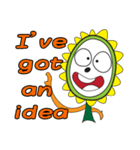 Mr. Sunflower (English)（個別スタンプ：9）