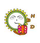 Mr. Sunflower (English)（個別スタンプ：39）