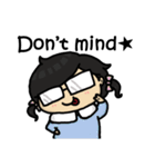 The emotion behind the glasses（個別スタンプ：12）