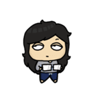 The emotion behind the glasses（個別スタンプ：17）