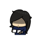 The emotion behind the glasses（個別スタンプ：25）