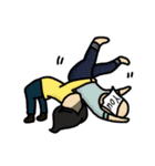 The emotion behind the glasses（個別スタンプ：28）