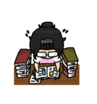 The emotion behind the glasses（個別スタンプ：39）