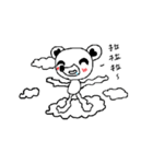 colorless bear and hand puppet（個別スタンプ：19）