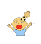 頭にチクワがささったあの日（個別スタンプ：29）