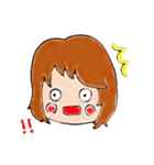 かわいい女の子と食べものフレンズ（個別スタンプ：6）