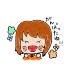 かわいい女の子と食べものフレンズ（個別スタンプ：9）