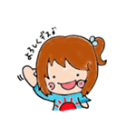 かわいい女の子と食べものフレンズ（個別スタンプ：11）