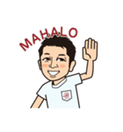 Mahalo-Happy Sticker（個別スタンプ：36）