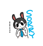 Rabbit Pudon's Working life（個別スタンプ：4）