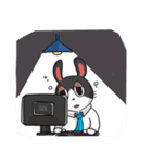 Rabbit Pudon's Working life（個別スタンプ：7）