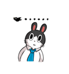 Rabbit Pudon's Working life（個別スタンプ：32）