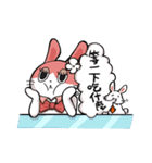 Rabbit Pudon's Working life（個別スタンプ：33）