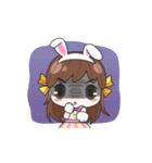 Melon rabbit need some one (DukDik) +（個別スタンプ：22）