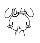 うさほっぺ01 なぞー？編（個別スタンプ：34）