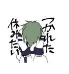 私とお前で世界平和（個別スタンプ：21）
