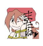 私とお前で世界平和（個別スタンプ：38）