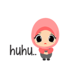 Depipit Cute Hijab Girl（個別スタンプ：6）