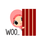 Depipit Cute Hijab Girl（個別スタンプ：8）