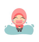 Depipit Cute Hijab Girl（個別スタンプ：9）