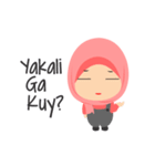 Depipit Cute Hijab Girl（個別スタンプ：10）