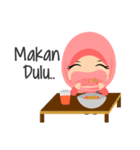Depipit Cute Hijab Girl（個別スタンプ：11）