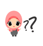Depipit Cute Hijab Girl（個別スタンプ：12）