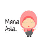 Depipit Cute Hijab Girl（個別スタンプ：13）