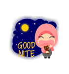 Depipit Cute Hijab Girl（個別スタンプ：15）