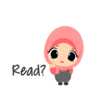 Depipit Cute Hijab Girl（個別スタンプ：19）