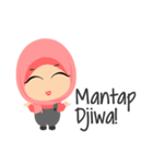 Depipit Cute Hijab Girl（個別スタンプ：21）