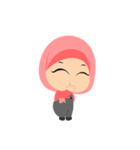 Depipit Cute Hijab Girl（個別スタンプ：22）
